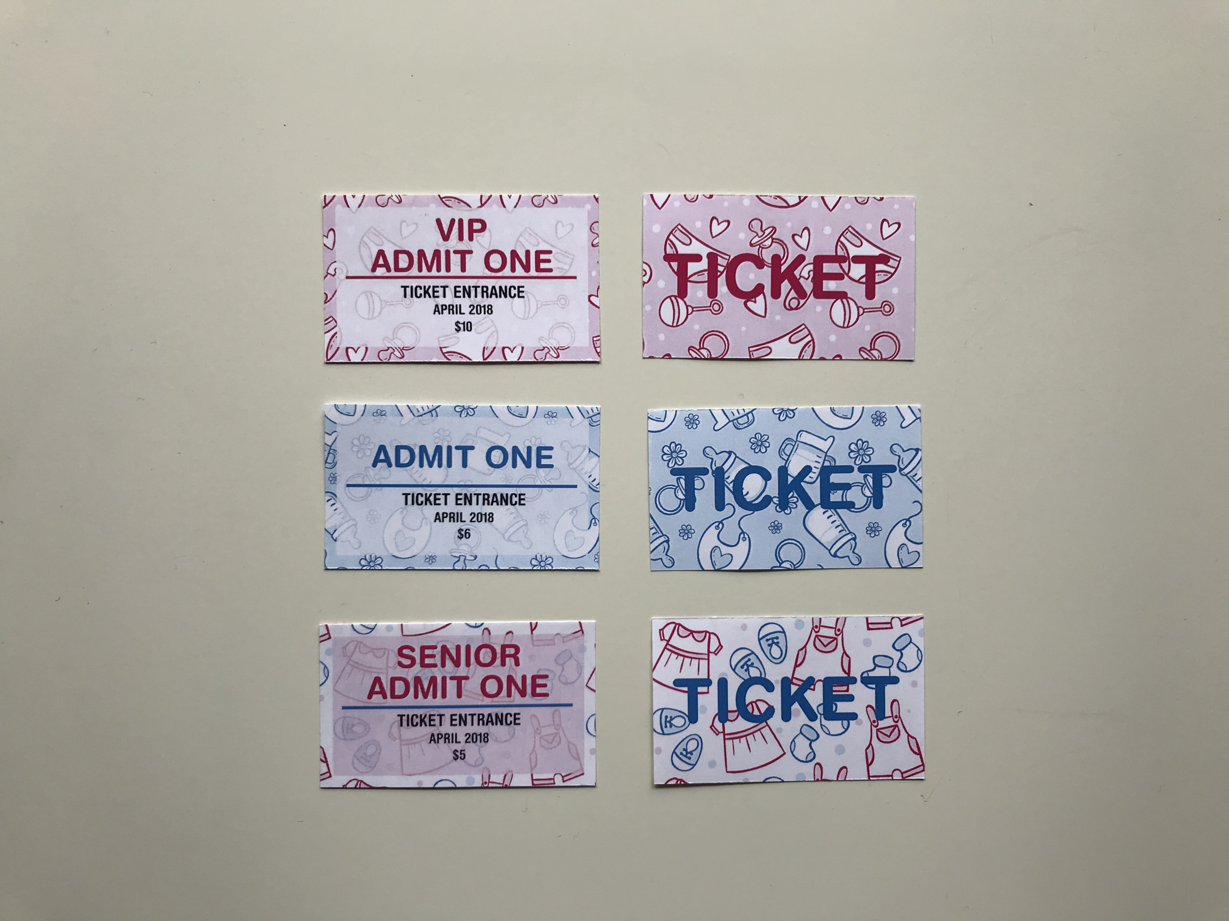 Tickets font